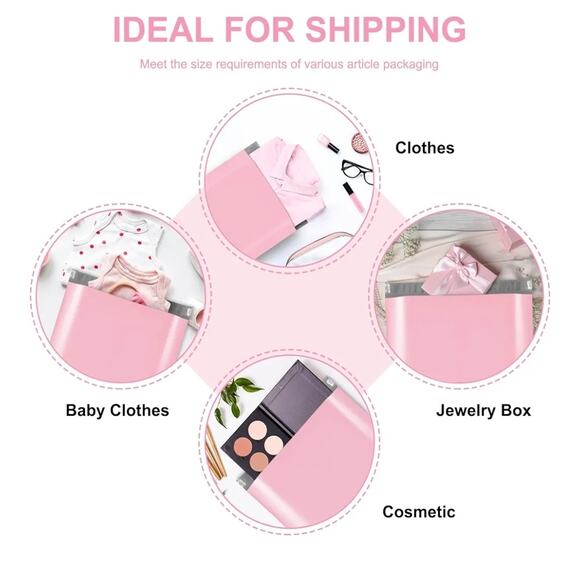 25pcs Poly Mailers  10"×13" inch PINK- Premium shipping Bag - Picture 5 of 5